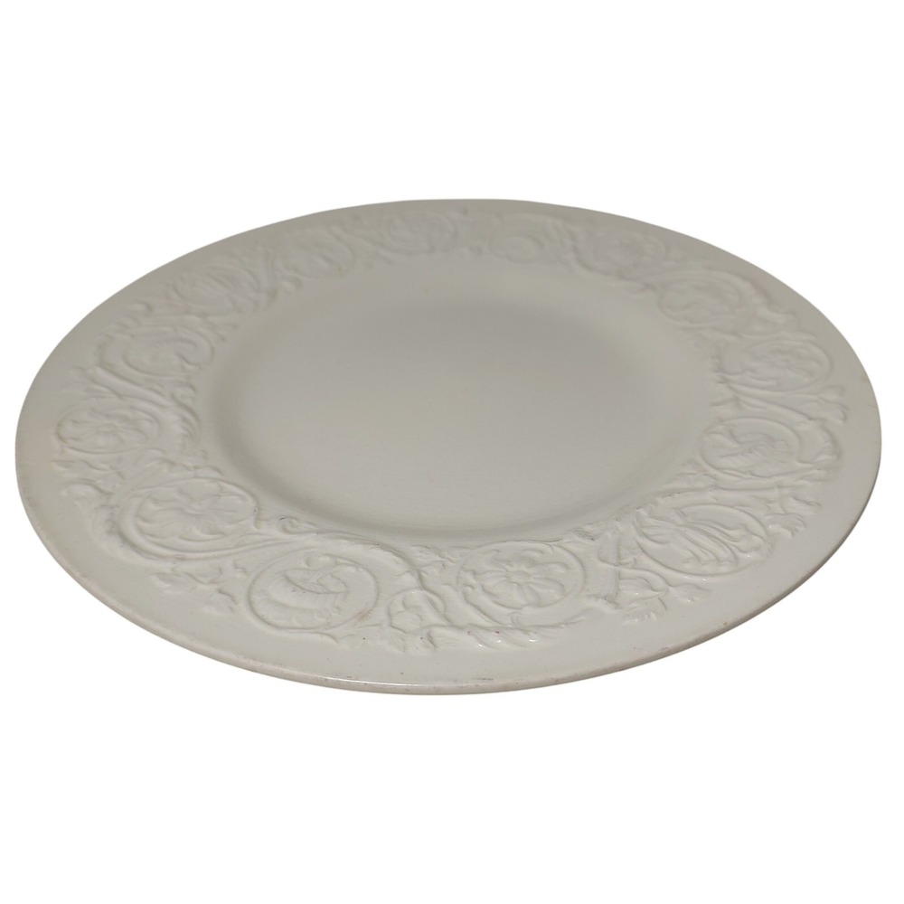 Wedgwood of Etrunia and Barlaston Dinner Plate Patrician Ivory 10.5 Inches - Picture 7 of 10